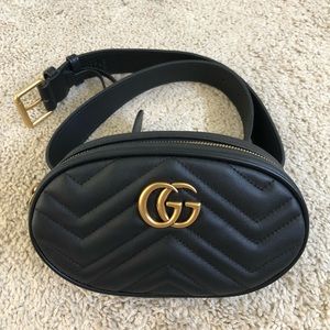 Gucci GG Marmont Quilted Leather Belt Bag